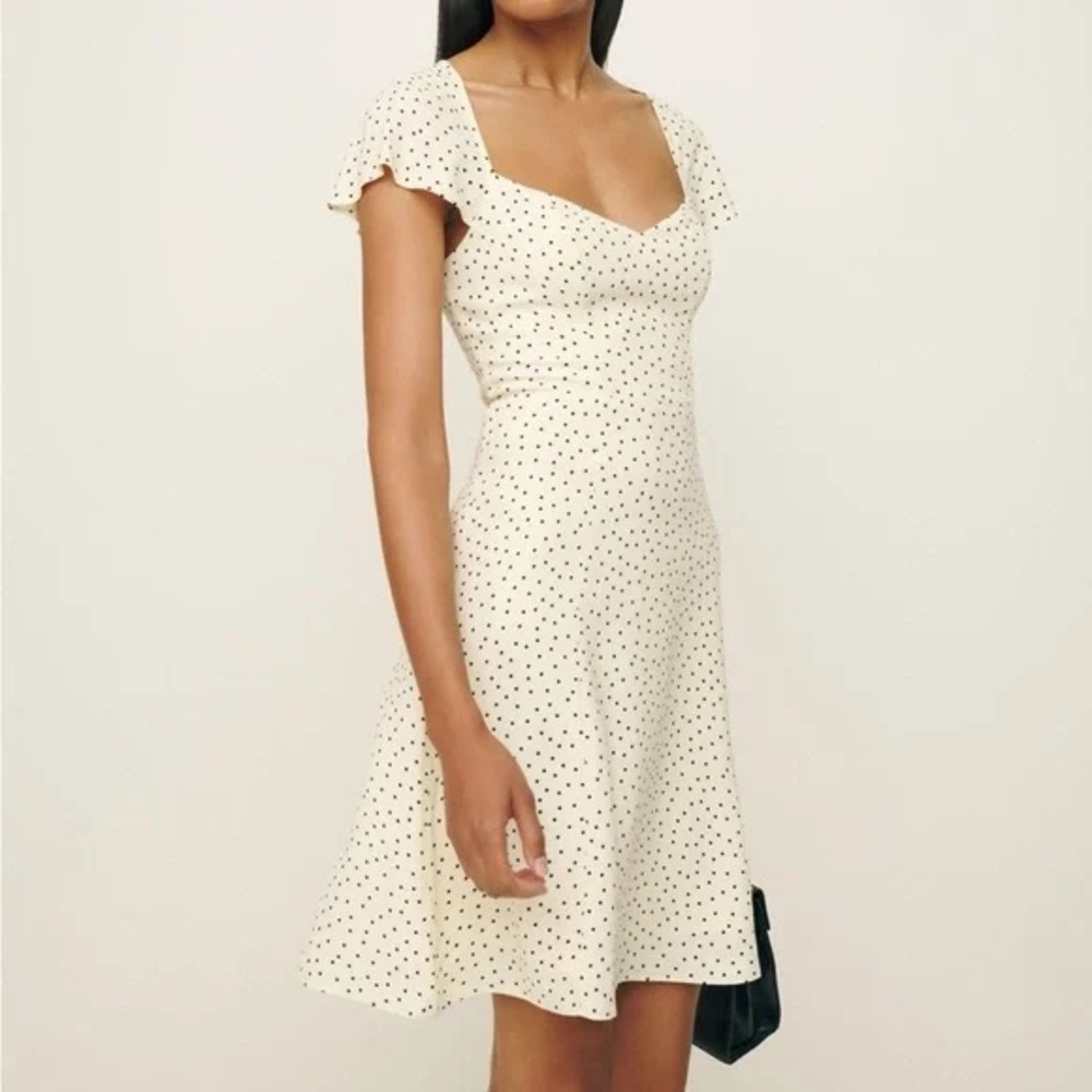 Reformation Novia Flutter Sleeve Dress Size 4